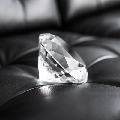 big-glass-diamond-crystal-on-black-leather-sofa-picjumbo-com